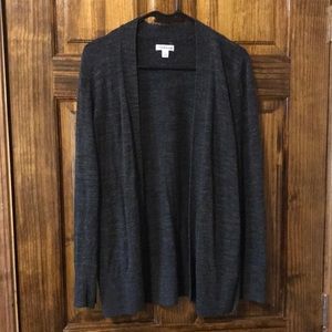 Gray cardigan